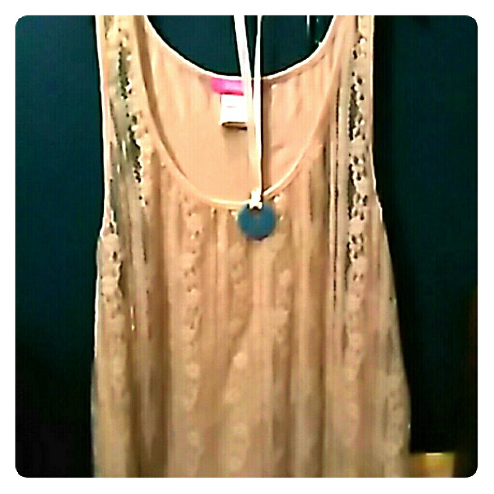Cream colored Lace top