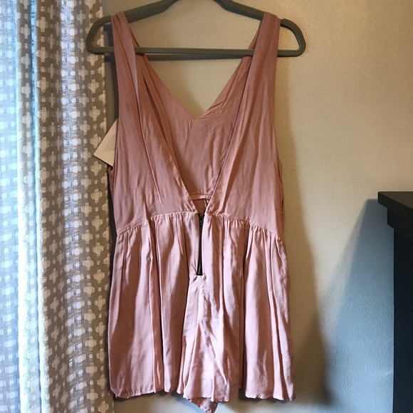 Dusty Rose Romper - Picture 2 of 3