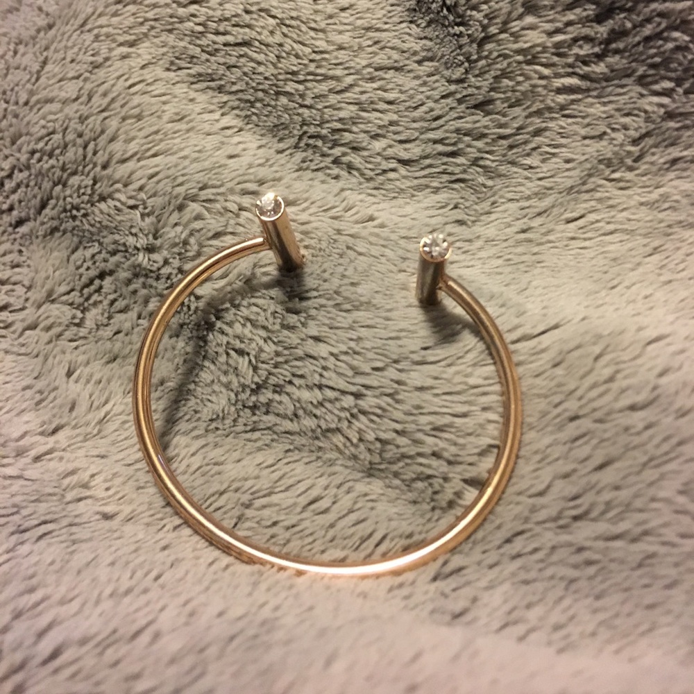 Gold Cuff Bracelet - Picture 2 of 2