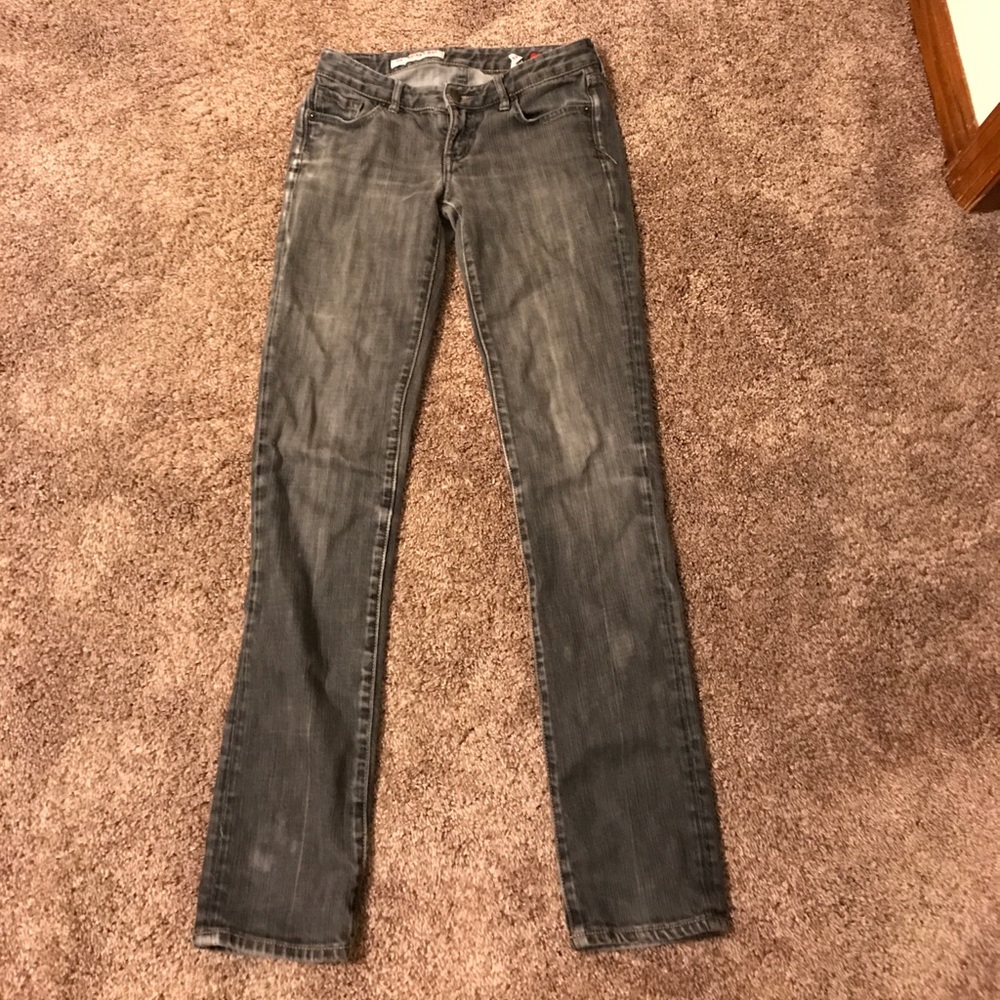 Express Gray Skinny Jeans