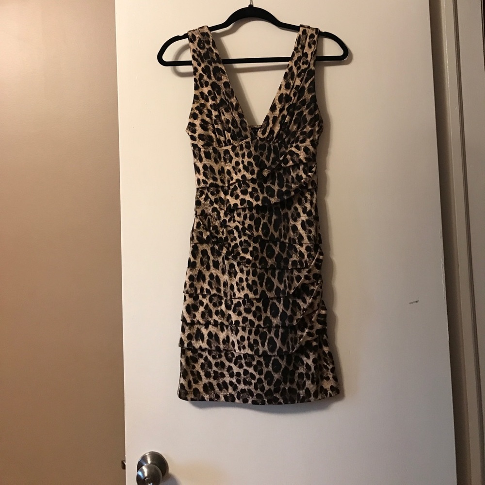 Leopard print dress