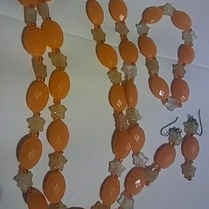 Double Beaded Necklace Set