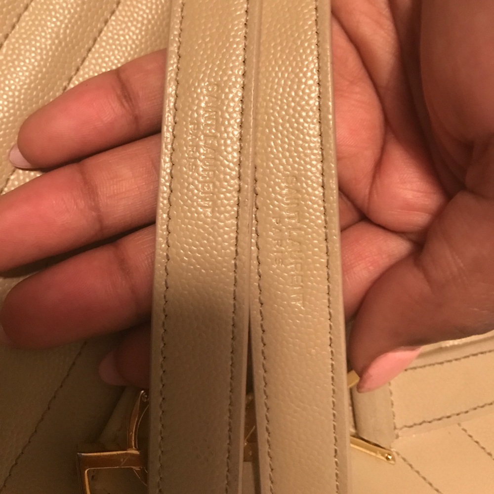 Large Monogram Leather Chain Shoulder Bag - Picture 2 of 8