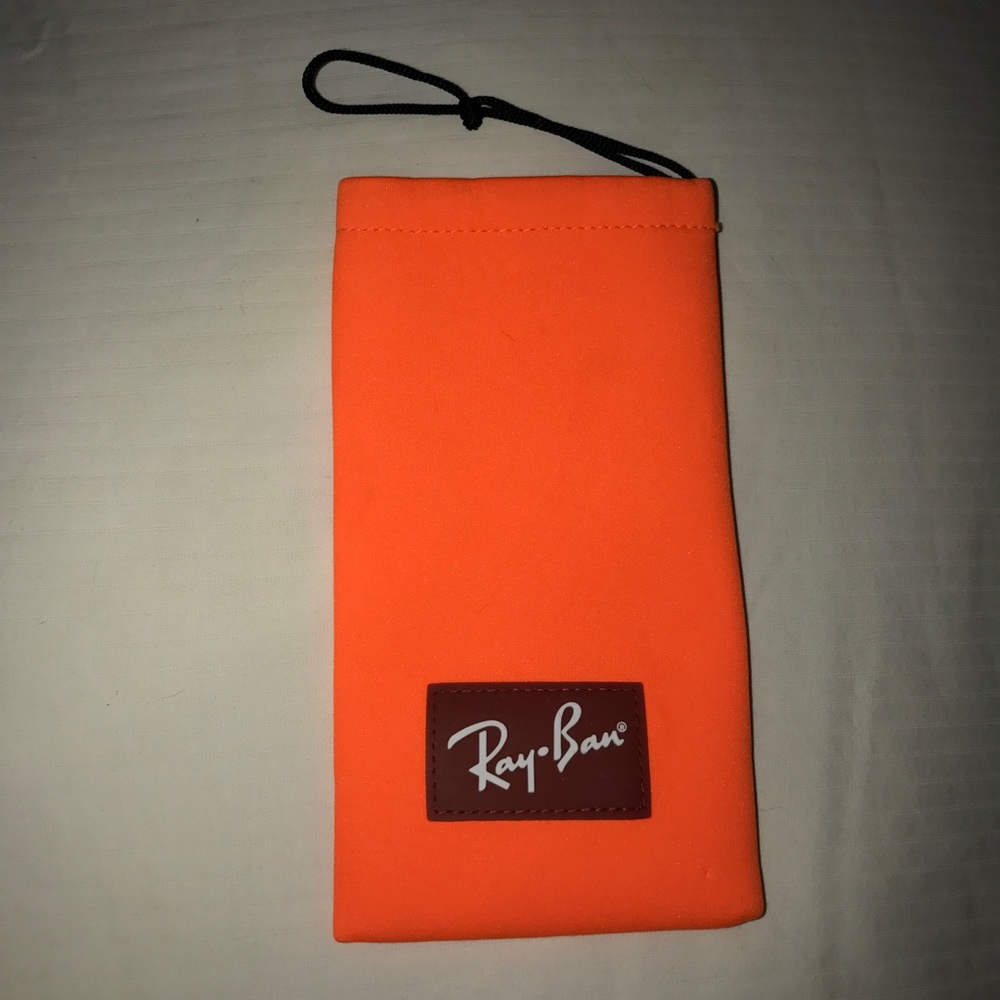 Orange Ray Ban Kids Sunglasses Case Bag