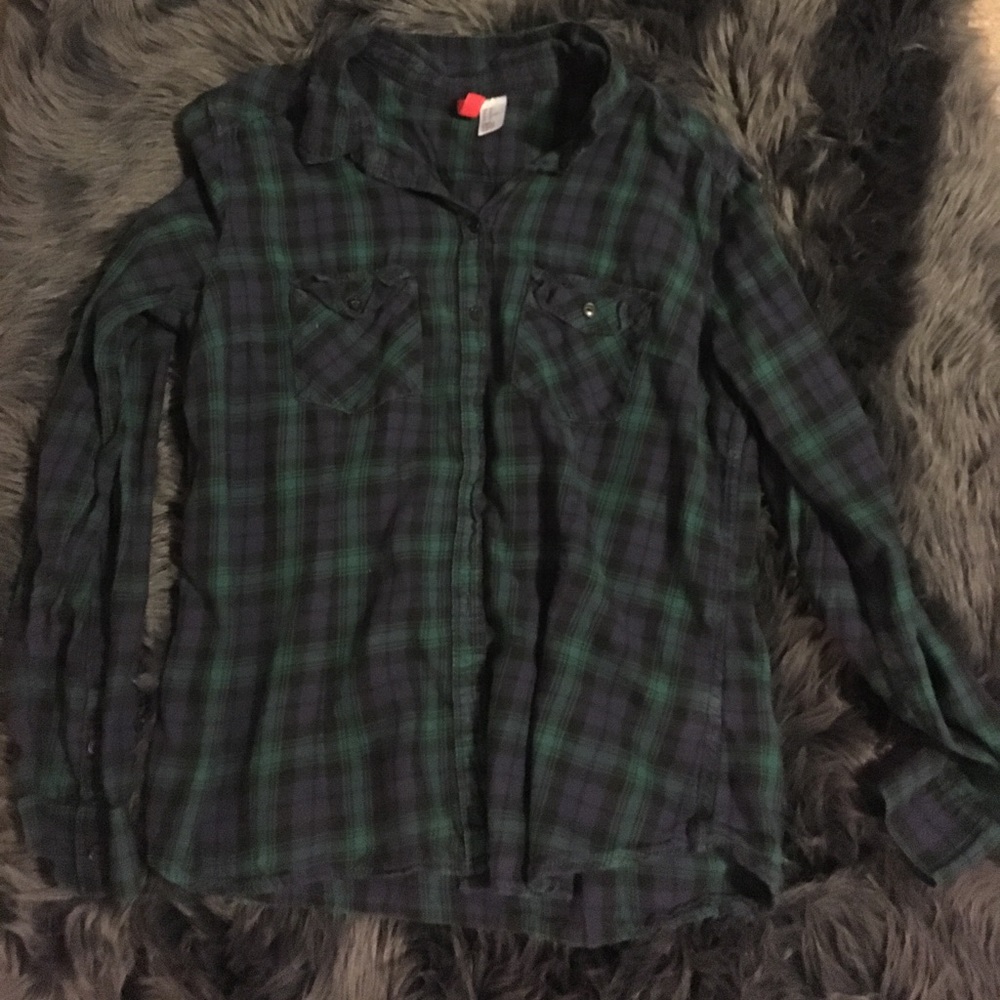 Plaid Button Down from H&M