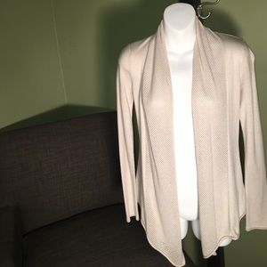 Express 3/4 Length Cardigan Winter White/Cream XS