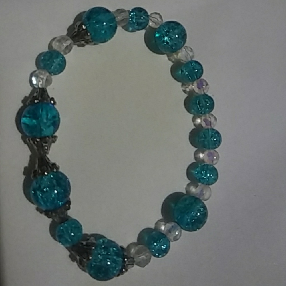 Turquoise Blue Necklace Set - Picture 4 of 4