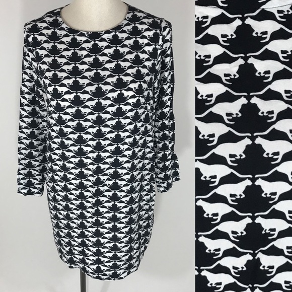 cat print dress h&m