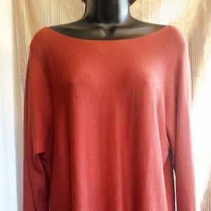 Vince Orange fall sweater Size Large