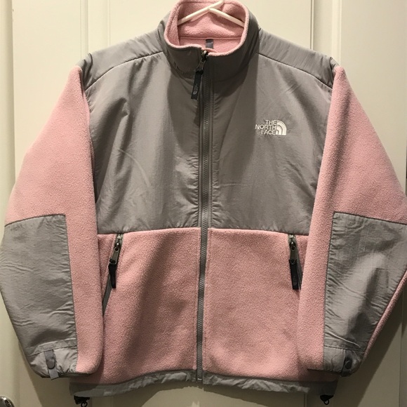 Girls North Face Denali Jacket - Pink - Picture 1 of 4