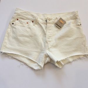 LEVIS 501 White Shorts NWT MAKE OFFER