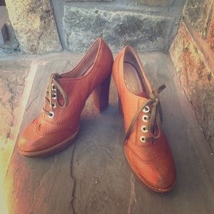 Coach leather booties
