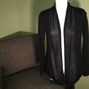 Express 3/4 Length Cardigan Black XS