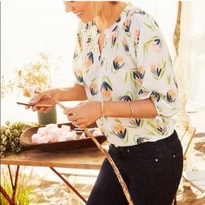 Lauren Conrad Lotus print shirt size XXL