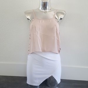 Nude Side Cage Melville Blouse