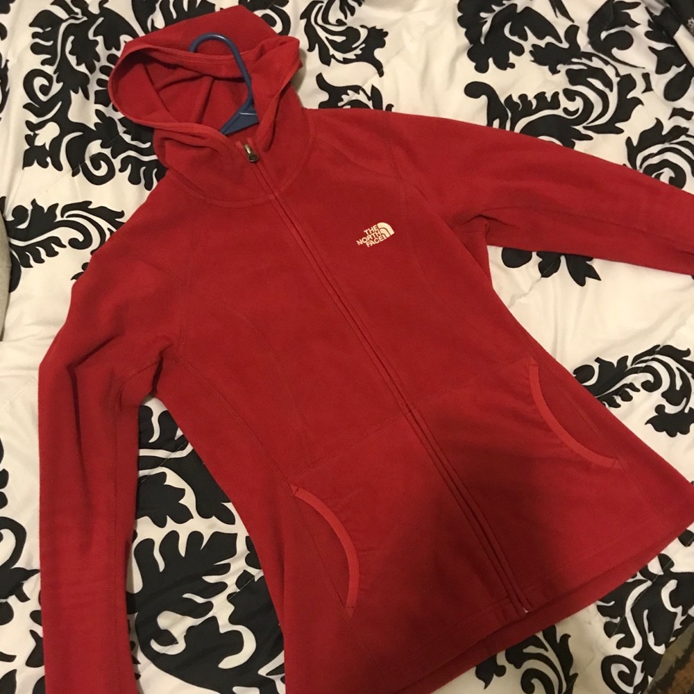 Women’s Red NorthFace Fleece