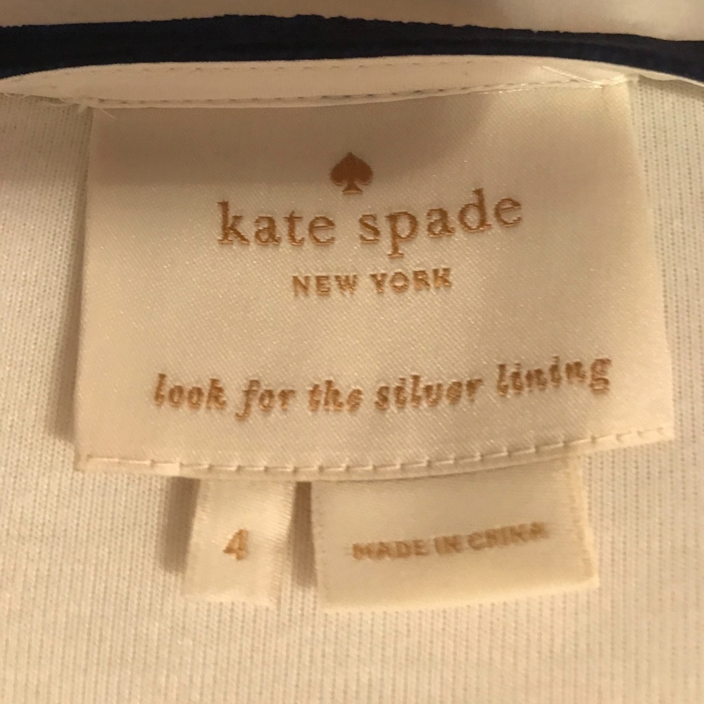 KATE SPADE MARIELLA FIT AND FLARE BLUE & WH STRIPE - Picture 3 of 4