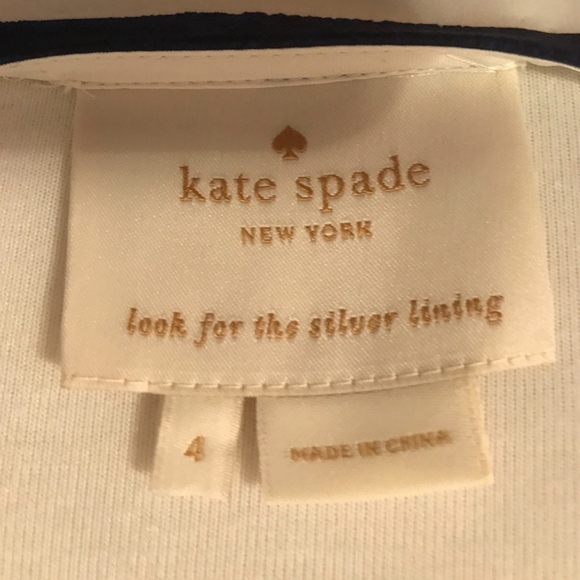 KATE SPADE MARIELLA FIT AND FLARE BLUE & WH STRIPE - Picture 3 of 4