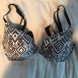 PINK Tribal Print Bra - 34D