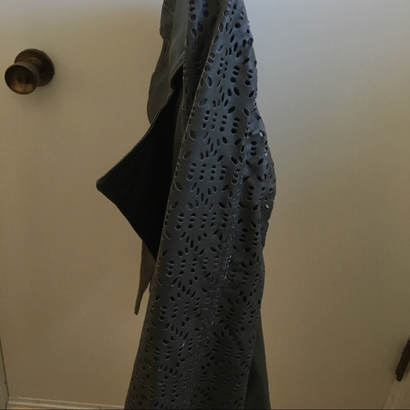 Blanc Noir Faux Leather Jacket - Picture 3 of 3