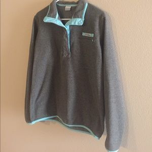 Women's Columbia 1/2 button up sweatshirt