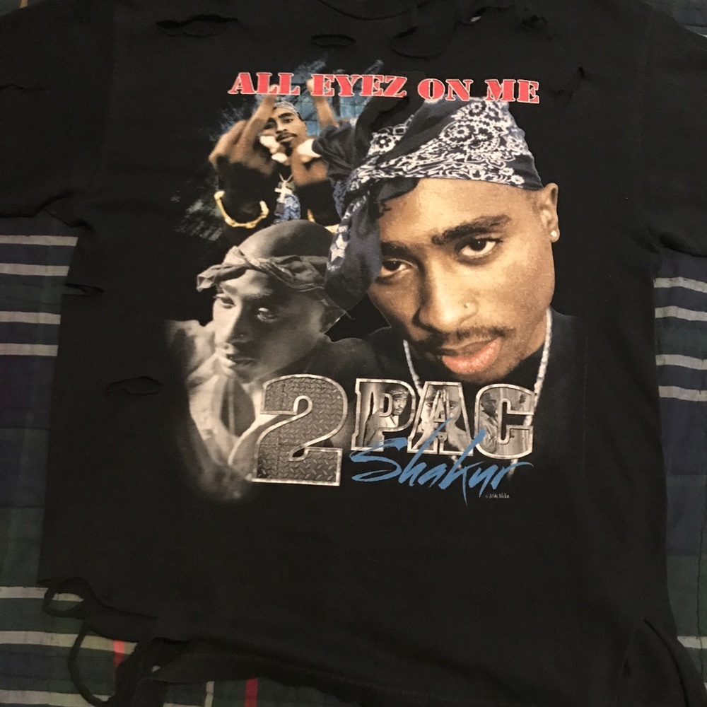 Ripped Tupac shirt