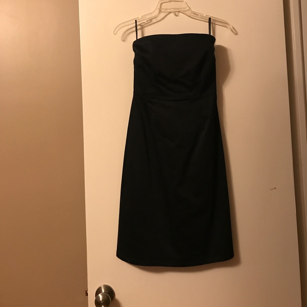 Old navy strapless black dress