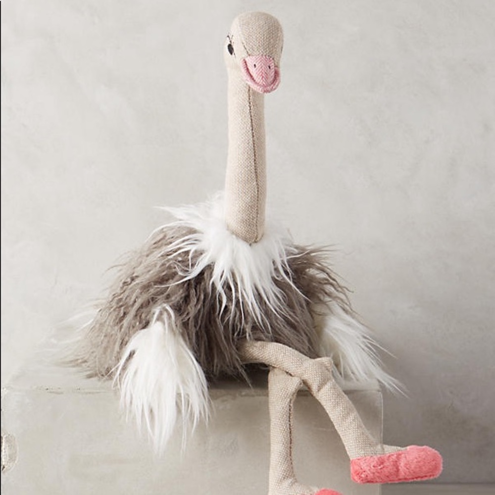 Olivia ostrich stuffed animal