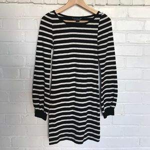 French Connection shift striped cotton dress.