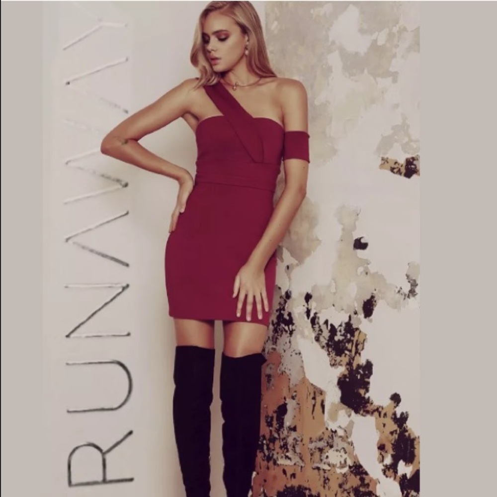 Runaway TheBrand Elixir Bodycon Dress Red Body con
