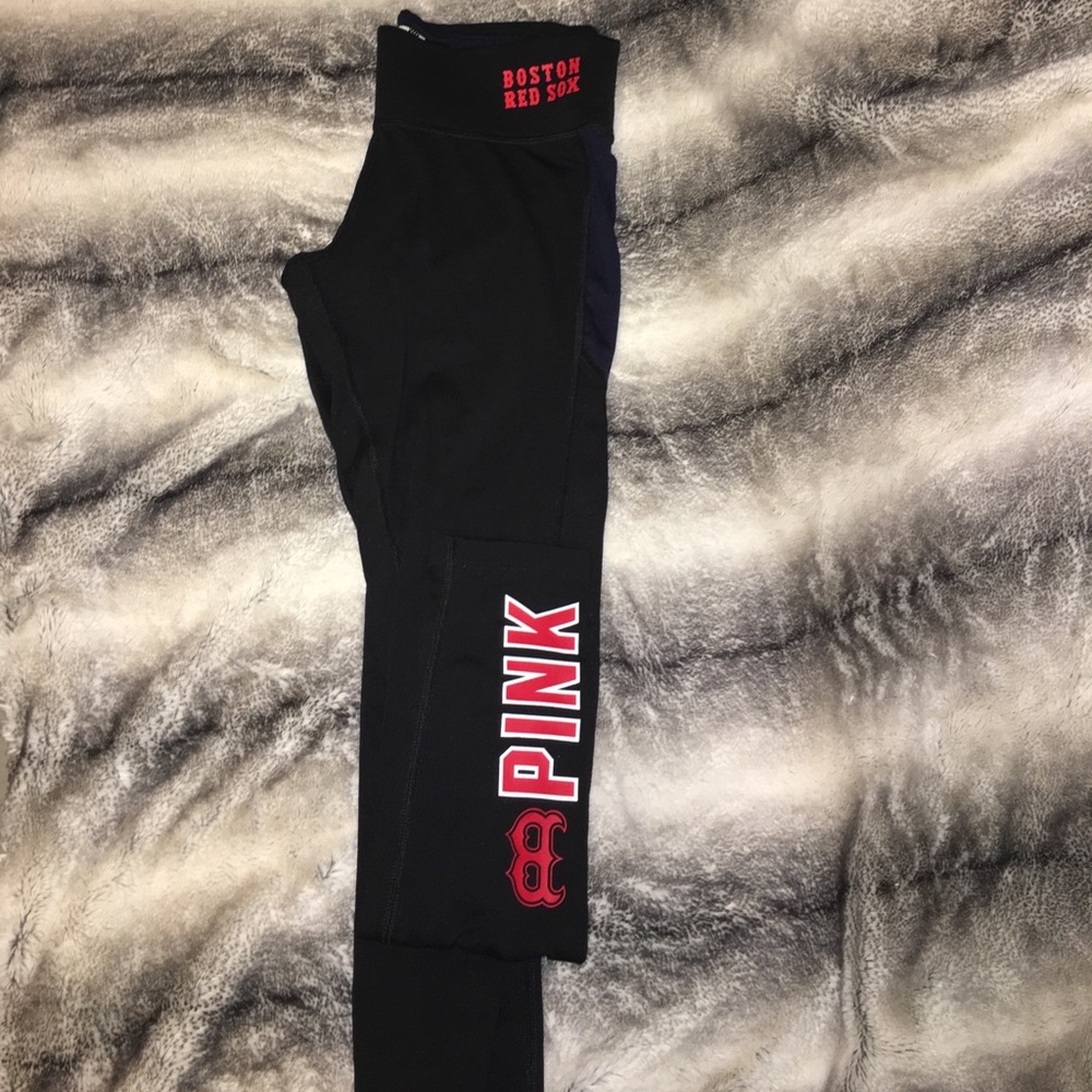 Size Small VS  PINK Ultimate Red Sox Leggings