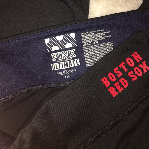 Size Small VS  PINK Ultimate Red Sox Leggings - Picture 6 of 6