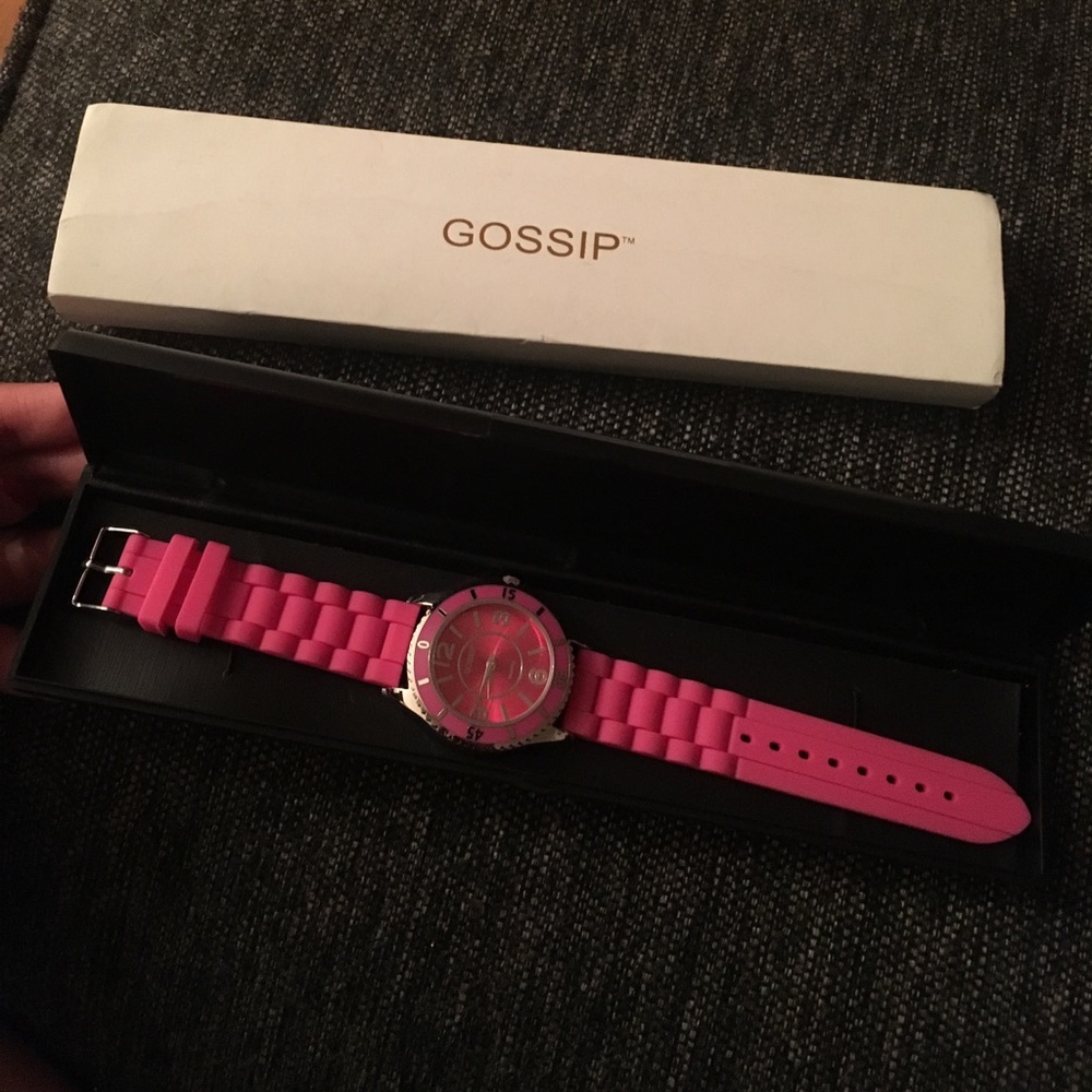 Silicone Pink Watch