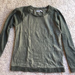 Green Lace Pullover