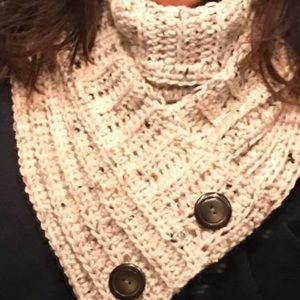 Handmade crocheted scarf