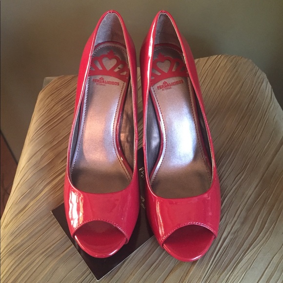 Red Patten heels - Picture 3 of 5