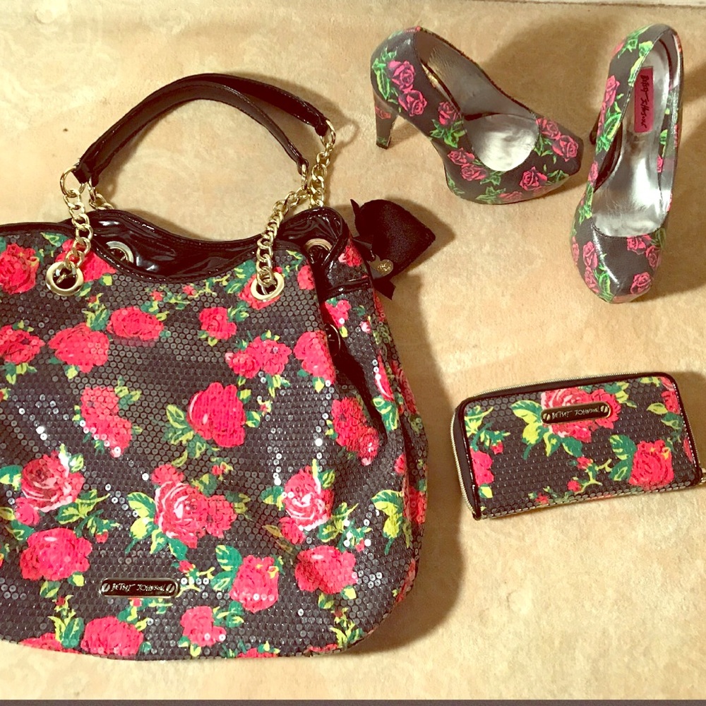 Betsey Johnson Tote Shoulder Bag,
