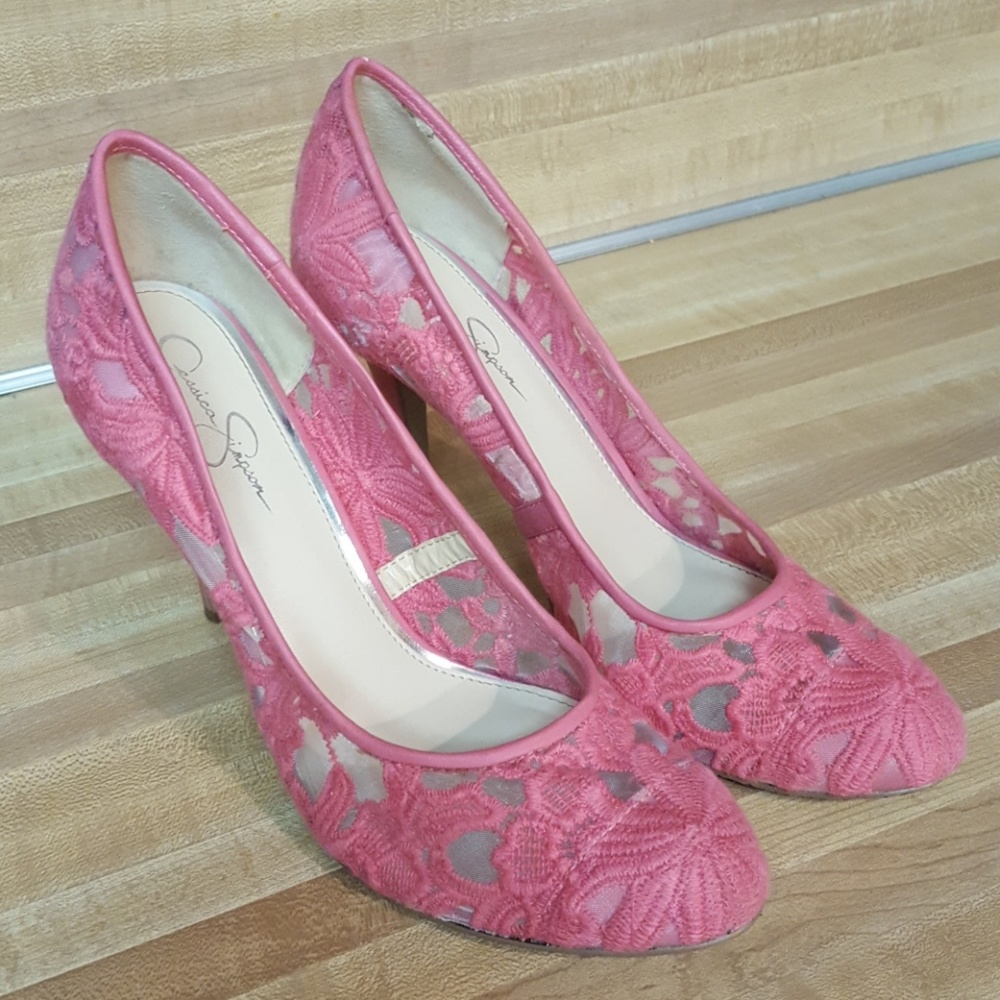 Jessica Simpson Lace Heels