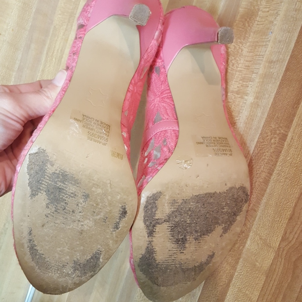 Jessica Simpson Lace Heels - Picture 3 of 4