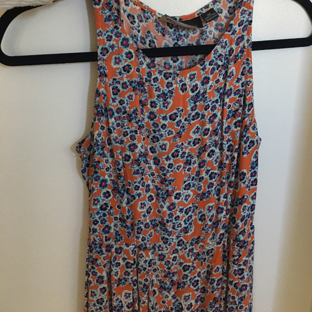 MinkPink Orange Floral Dress