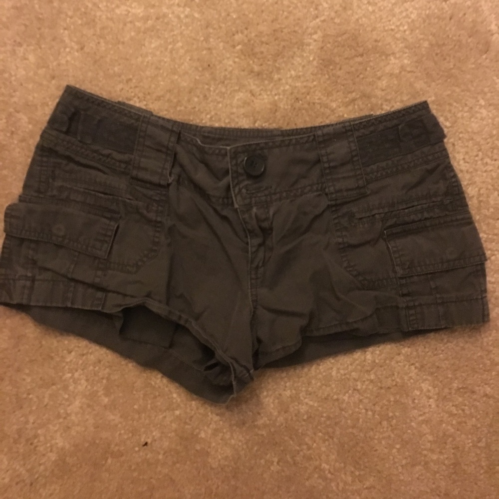 Army green shorties