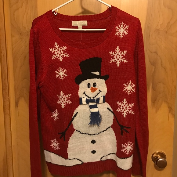 Fun Snowman ⛄️ sweater! NWT - Picture 1 of 3