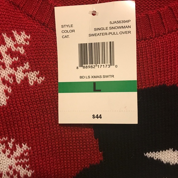 Fun Snowman ⛄️ sweater! NWT - Picture 3 of 3