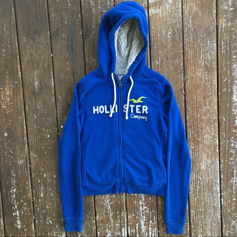 Fleecy Hollister Zip-Up Jacket
