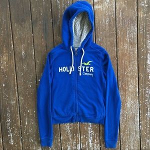 Fleecy Hollister Zip-Up Jacket