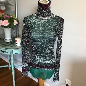 Jean Paul Gaultier fitted turtleneck long sleeve Jean Paul Gaultier fitted turtleneck long sleeve