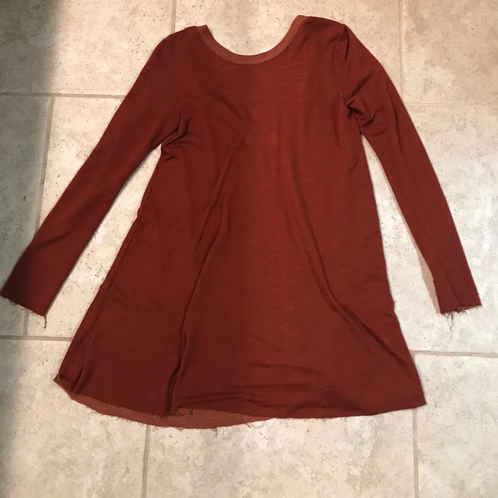 Free People Rust Tunic