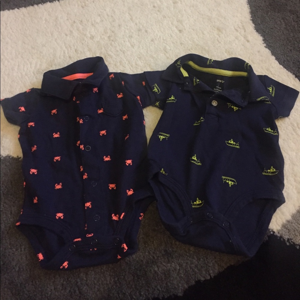 Carters onesies.