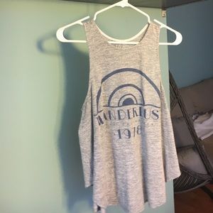 Gray Target Tank top