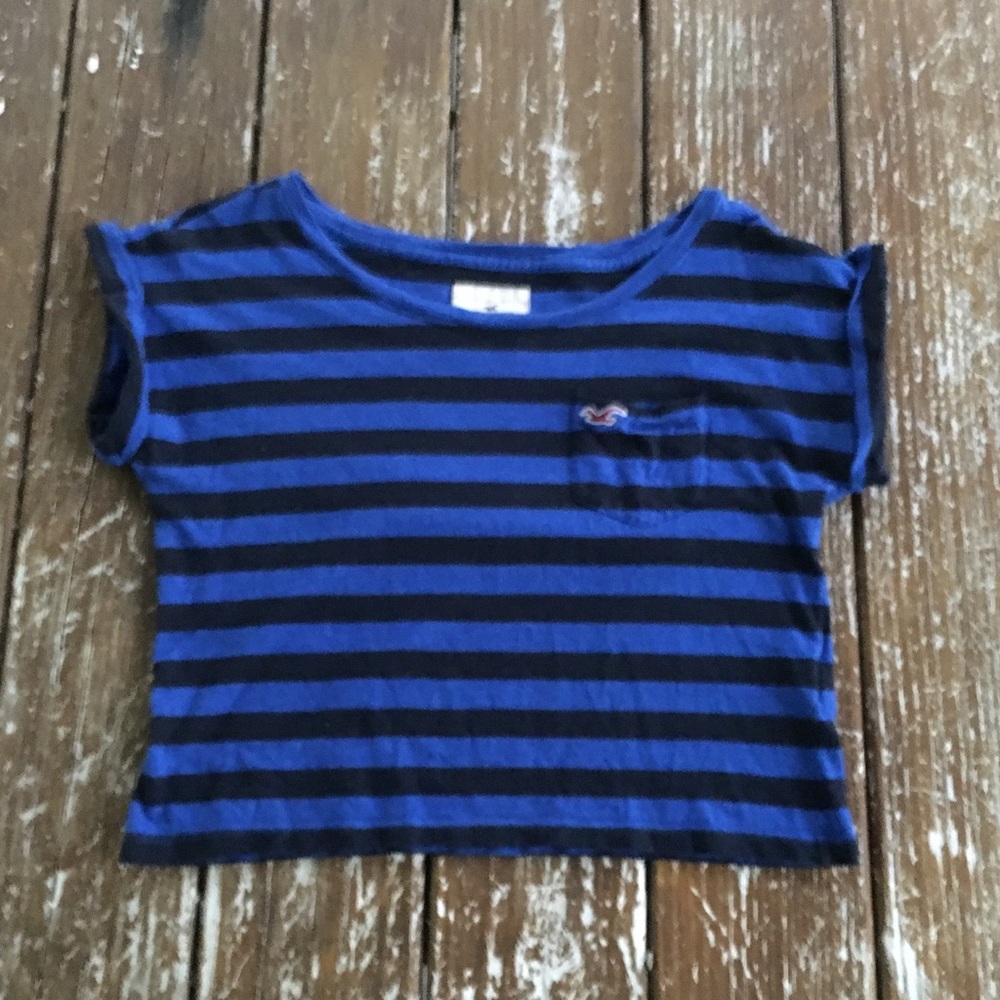 Striped Hollister Crop Top